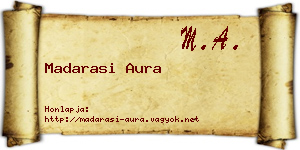 Madarasi Aura névjegykártya